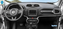Lapetus-Panel Central de instrumentos, moldura de tapa, ajuste colorido para Jeep Renegade 2015, 2016, 2017, 2018, 2019, ABS 2024 - compra barato