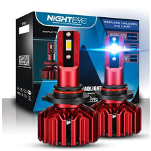 NIGHTEYE N11 H4 светодиодный автомобильный светильник H7 светодиодный головной светильник H11 головной светильник 60 Вт 10000LM 9006 9005 автомобильный фонарь противотуманный светильник s 6000K 2024 - купить недорого