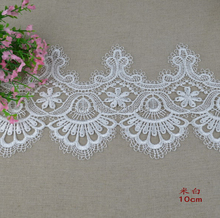 2 Meters Super Wide Off White Water Soluble High Quality Lace Trim Lace Fabric 10CM Wdith 2024 - buy cheap