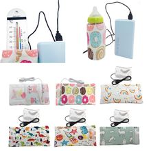 10 Colors Travel Stroller Bag USB Milk Water Warmer Insulated Bag Baby Nursing Bottle Heater 28.0cm*13cm 2024 - buy cheap