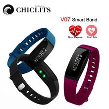 V07 Smart Band Wristband Heart Rate Blood Pressure Pedomet Bracelet Fitness SMS Alert For iOS Android Phone PK Mi Band 2 Fitbits 2024 - buy cheap