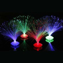 Colorful LED Night Light Discolored Flash Fiber Lamp Optic Indoor Decoration Children Holiday Gift 2024 - buy cheap