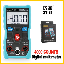 Mini bolso true-rms multímetro digital 4000 contagens tipo doméstico automático digital alta precisão ZT-S1 2024 - compre barato