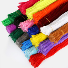 100pcs 5mm Chenille Stems Pipe Cleaners Children Kids Plush Educational Toy Crafts Colorful Pipe Cleaner Toys Handmade DIY Craft 2024 - buy cheap
