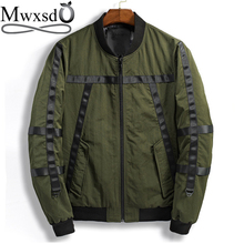 Mwxsd-Chaqueta bomber informal para hombre, ropa de calle de vuelo, chaqueta y abrigo, otoño 2024 - compra barato