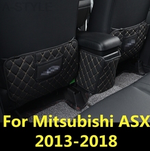 For Mitsubishi ASX 2013-2018 Rear armrest box anti-kick pad decoration molding car shape Interior decoration Auto Accessories 2024 - buy cheap