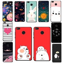 Чехол для телефона 3D Planet Moon для Xiaomi Redmi 4X 4A Note 4 5A Xiaomi Mi A1 5X Bear Funda, мягкие силиконовые чехлы из ТПУ, задняя крышка, чехол 2024 - купить недорого