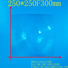 PMMA fresnel lens size 250*250mm focal length 300mm high-power condenser Condenser ignition free shipping 2024 - buy cheap