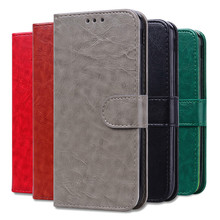 Xiaomi redmi 7 capa dobrável tipo carteira de couro, de luxo, capas para redmi 7, coque amortecedor 2024 - compre barato