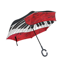 Piano Music Pattern Inverted Umbrella Double Layer Sun Parasol Women Rain Reverse Umbrellas Male Guarda Chuva Windproof Umbrella 2024 - buy cheap