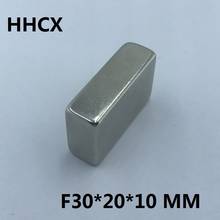 1pcs/lot Magnet 30x20x10 N35 Strong mm Square NdFeB Rare Earth Magnet 30*20*10 Neodymium Magnets 2024 - buy cheap