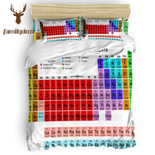 Family Decor Periodic Table Of Elements Chemistry Quilt Cover Bedding California King Comforter Sets Columbus Day Memorial Day 2024 - buy cheap