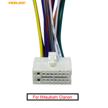 FEELDO-Radio estéreo para coche Mitsubishi Galant Clarion, arnés de cables de 16 Pines, adaptador de conector de Cable de enchufe macho, 1 unidad, # AM1512 2024 - compra barato