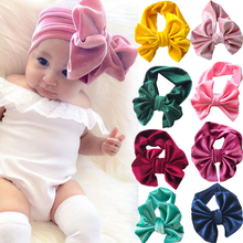 Baby Girl Headband Toddler Newborn Infant Kid Princess Solid Bow Hair Band Headwear Accessories Headband 2024 - buy cheap