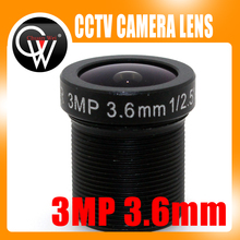 5pcs/lot 3.6mm lens HD 3MP Lens CCTV Board Lens For CCTV HD Security ip Camera Free Shipping 2024 - buy cheap