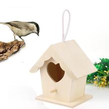 Птица дом творческий настенный деревянный открытый Птичье гнездо коробка Прямая поставка apr27 2024 - купить недорого