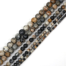 Natural Stone Beads 4 6 8 10 12mm 15" Round Picasso Jaspers Loose Spacer Beads For Jewelry Making DIY Necklace&Bracelet 2024 - buy cheap