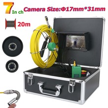 20M/30M/40M/50M 7inch 17mm Industrial Pipe Sewer Inspection Video Camera IP68 Waterproof Drain Pipe Sewer Inspection Camera 2024 - buy cheap