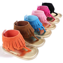 Baby Tassel Sandals shoes Kids Pram Crib Summer First Walkers Fringe moccasins Shoes Infant Sandals 2024 - buy cheap