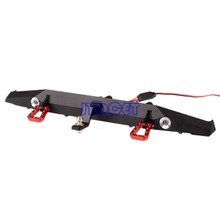 Amortecedor traseiro ax-30002 metal com luz de led, para crawler modelo 1/10 rc scx10 90046 90047 2024 - compre barato