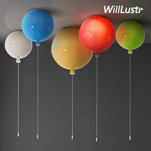 Modern Colorful Glass Ceiling Light Bedroom Nursery Children's Room Kindergarten Hotel Mall Baby Room Multicolor Balloon Lamp 2024 - buy cheap