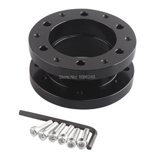 Kit universal para eixo do volante, preto, 40mm, adaptador de alumínio para espaçamento do volante 2024 - compre barato