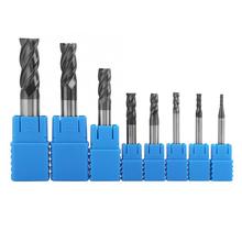 8pcs 2-12mm 4 Flutes Carbide End Mill Set Tungsten Steel Milling Cutter Tool Kit New 2024 - buy cheap