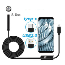 5.5MM Android Endoscope 3-in-1 USB / Micro / Type-C Hard Cable Endoscopy Camera Waterproof for Smartphones with OTG and UVC PC 2024 - buy cheap