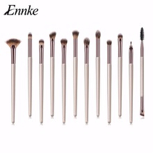 Ennke-conjunto de pincéis de maquiagem com 12 peças, sombra, delineador, micro escova de cílios, kit profissional de ferramentas de beleza cosmética 2024 - compre barato