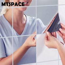 MTSPACE-pegatinas de espejo de pared para el hogar, calcomanía de espejo autoadhesivo 3D, 9 unids/set 2024 - compra barato