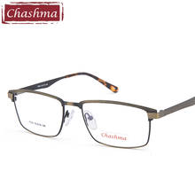 Chashma Gentlemen Metal Eyeglasses Frame Brand Design Lenses Frames Male Eyeglasses Spectacles Myopia Optical Rim Eyeglasses 2024 - buy cheap