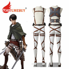 Coleira de fantasia de anime, fantasia de titã shingki no shojin levi ackerman 2024 - compre barato