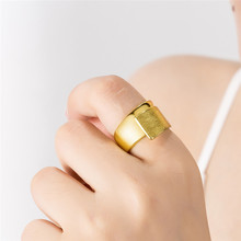 Кольцо ROMAD R4 для мужчин и женщин, штабелируемые кольца под золото, в стиле хип-хоп, хороший подарок на день рождения 2024 - купить недорого