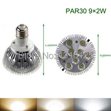 Bombilla LED PAR30 de alta potencia, foco E27, AC85-265V, Blanco cálido/blanco, 18W, envío gratis 2024 - compra barato