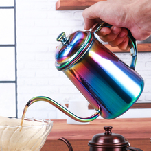 Stainless Steel Coffee Drip Kettle Frothing Jug Coffee Pot Gooseneck Spout Kettle High Quantity Coffee Tea tools 650ML 2024 - buy cheap