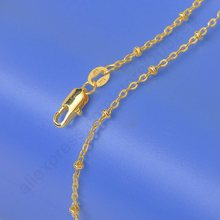 Цепочка с подвеской с карабином 18 дюймов, ожерелье с золотым наполнителем желтого цвета, 5 шт./комплект 2024 - купить недорого