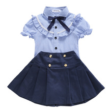 Детские школьные костюмы для девочек и мальчиков, летняя японская Корейская школьная одежда, одежда для косплея, Школьный костюм для девочек 2024 - купить недорого