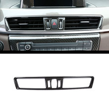 Carbon fiber For BMW X1 f48 2016-2018 Car Accessories ABS Plastic Chrome Console Air-Conditioning Vent Cover Trim For BMW X2 F47 2024 - buy cheap