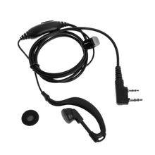 Kenwood-walkie-talkie Line, colgador de oreja, 2 pines, transceptor de auriculares para Kenwood TK TH TYT Baofeng, Radio práctica, UV-5R 2024 - compra barato
