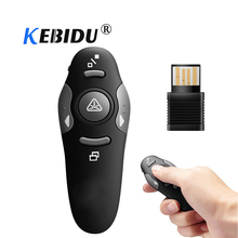 kebidu Hot 2.4 GHz Wireless Remote Laser Pointer Presenter Pointers Pen + USB RF Remote Control for PPT Powerpoint Presentation 2024 - buy cheap