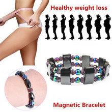 Women Multicolor Cool Magnetic Bracelet Beads Hematite Stone Therapy Health Care Magnet Hematite Beads Bracelet Men's Jewelry 2024 - buy cheap