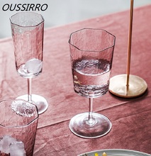 Восьмиугольные флейты для шампанского Janpan, серийные бессвинцовые стеклянные бокалы, роскошный дизайн, бокал для коктейлей, Кубок, подарки на день рождения 2024 - купить недорого