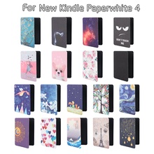 Ultra Slim Fashion Kindle Smart Folio PU Leather Cover For New Kindle Paperwhite 4 10Th Generation Case Cover Protective Shell 2024 - buy cheap