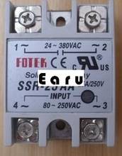 Single phase AC solid state relay 25A AC AC SSR-25AA input 80-250VAC 2024 - buy cheap