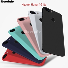 Fundas para Huawei Honor 10 lite, cristal y colores sólidos mate, funda de silicona suave de TPU, Honor 10 lite 2024 - compra barato