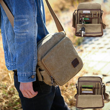 Man Urban Daily Carry Bag High Quality Men Canvas Shoulder Bag Casual Travel Men's Crossbody Bag Male Messenger Bags 2024 - buy cheap