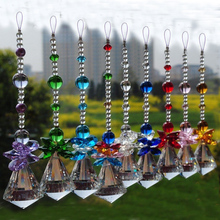 9PCS Chakra Sun Catchers 30mm Clear Crystal Ball Prism Rainbow Octagon Beads Ornaments Hanging Suncatcher Pendant 2024 - buy cheap