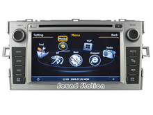 For Toyota Verso Car DVD Autoradio Multimedia Kit GPS Navigation RDS FM Transmitter USB RCA IPOD + Capacitive Screen + Free map 2024 - buy cheap