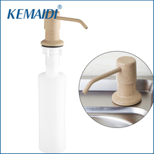 KEMAIDI Good Quality Deck Mounted Brand Kitchen Sink Soap Dispenser Replacement Sink Detergent Bottle Head ABS Bottle Deck Mount 2024 - buy cheap