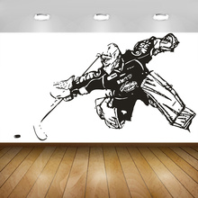 Wall Room Decor Art Vinyl Sticker Mural Decal Hockey Goalkeeper Big Large 2024 - buy cheap